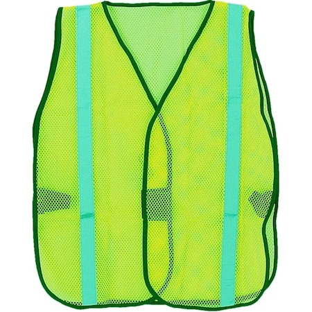 Luces 2013 Mesh Safety Vest Green LU1840881